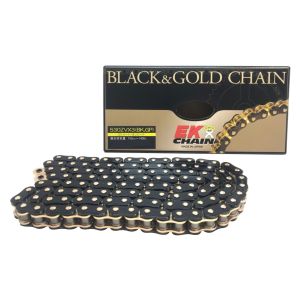 【江沼チェーン】 江沼チェーン 530ZV-X3(BK/GP) チェーン 530ZVX3 BLK&GLD 102L MLJ EKチェーン