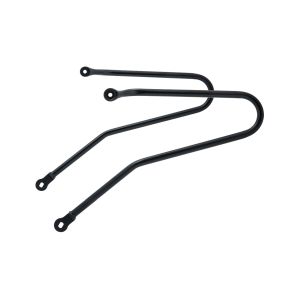 【モートーン Motone】 モートーン MCB010 サドルバッグサポート 左右 ステンレス ブラック Thruxton/R/RS (16-24) Speed Twin (19-24)