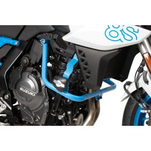 【ヘプコアンドベッカー Hepco&Becker】 ヘプコアンドベッカー 5013551 00 07 エンジンガード ブルー クラッシュパッド付 GSX-8S 23-25
