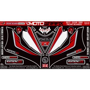 【モトグラフィックス MOTOGRAFIX】 モトグラフィックス MT-NS024RK ボディーパッド FRONT (RK) GSX-R1000/R 17/18 11,157円