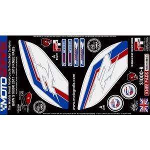 【モトグラフィックス MOTOGRAFIX】 モトグラフィックス MT-KB018MS3 ボディパッド KNEE BMW S1000R 17-19