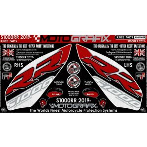 【モトグラフィックス MOTOGRAFIX】 モトグラフィックス MT-KB026WRR ボディパッド KNEE BMW S1000RR 19-