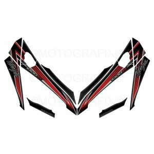 【モトグラフィックス MOTOGRAFIX】 モトグラフィックス MT-NK024KR ボディパッド FRONT Ninja1000SX 20-21