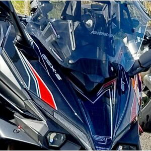 【モトグラフィックス MOTOGRAFIX】 モトグラフィックス MT-NS027KR ボディパッド FRONT GSX-S1000GT 22-23