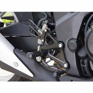 【ベビーフェイス BabyFace】 ベビーフェイス 002-H016SV バックステップ/シルバー 5P CBR250R 11-16