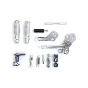【ベビーフェイス BabyFace】 ベビーフェイス 002-H020SV バックステップ/シルバー 2P CB750(RC42) 92-08