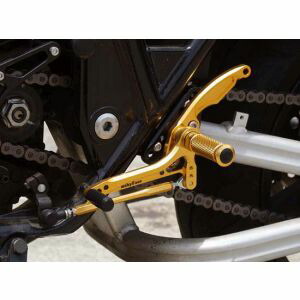【ベビーフェイス BabyFace】 ベビーフェイス 002-K002GD バックステップ/ゴールド 6P ZRX1100/1200/DAEG 97-16