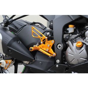 【ベビーフェイス BabyFace】 ベビーフェイス 002-K038BK バックステップキット ブラック ZX-6R 19- 正シフト