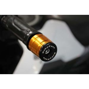 【ベビーフェイス BabyFace】 ベビーフェイス 005-BEB02GD ハンドルバーエンドφ35 ロング ゴールド 汎用φ14-16/18-19(ハンドルバー内径)