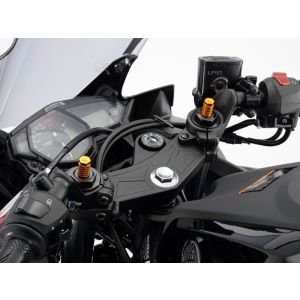 【ベビーフェイス BabyFace】 ベビーフェイス 005-Y0006BK フロントフォークトップキャップ ブラック YZF-R25/MT-07/MT-25
