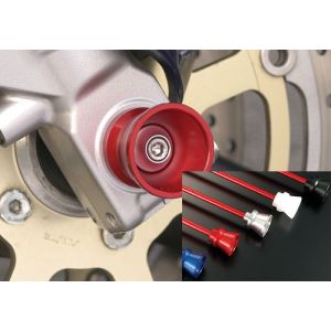 【アグラス AGRAS】 アグラス 344-267-A0B フロントアクスルプロテクター ファンネル ブルー MT-09/SP 21- FZ1 AGRAS