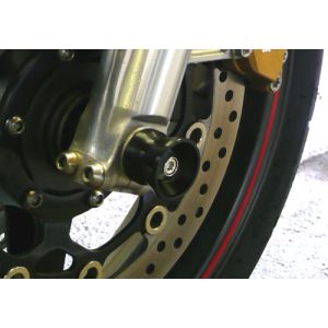 【アグラス AGRAS】 アグラス 344-174-J0B フロントアクスルプロテクター ファンネル ブラック ジュラコン CB1100 AGRAS