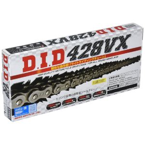 【DID 大同工業】 DID 428VX 138L スチール チェーン カシメ ZJ 大同工業 DAIDO