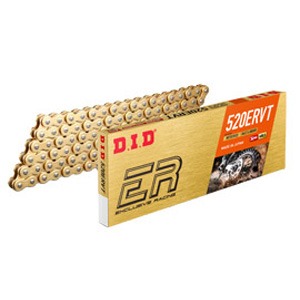 【DID 大同工業】 DID 520ERVT 120L ゴールド チェーン カシメ ZJ 大同工業 DAIDO