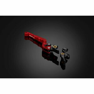 【バイカーズ BIKERS】 バイカーズ　Y0101-RED フロントブレーキレバー 可倒式 カーブタイプ レッド TRICITY125 14-24 TRICITY155 17-24 8,346円