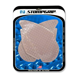 【ストンプグリップ STOMPGRIP】 ストンプグリップ 55-10-0001C トラクションパッドタンクキット クリア VOLCANO YZF-R1 02-03