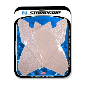 【ストンプグリップ STOMPGRIP】 ストンプグリップ 55-10-0082C トラクションパッドタンクキット クリア VOLCANO S1000RR 09-14/HP4 13-14