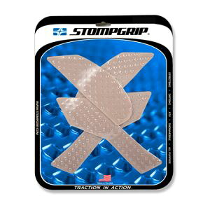 【ストンプグリップ STOMPGRIP】 ストンプグリップ 55-10-0144C トラクションパッドタンクキット クリア VOLCANO Z900 17-20