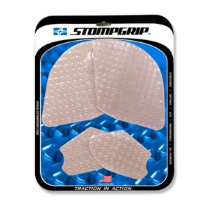 【ストンプグリップ STOMPGRIP】 ストンプグリップ 55-10-0192C トラクションパッドタンクキット クリア VOLCANO PANIGALE V4/S 22-23