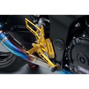 【ケイファクトリー K-FACTORY】 ケイファクトリー 244MZBR0604 ライディングステップ ステイゴールド GSX1300隼