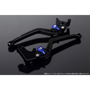 【スピードラ SSK】 スピードラ LVBM018BK-BE アジャストレバー スタンダード ロング Mブラック/Mブルー NINJA250R 08-12・NINJA250 13-17/18-