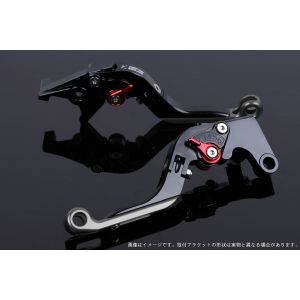 【スピードラ SSK SPEEDRA】 スピードラ HO0407060-RDTM アジャストレバー 可倒延長式 ブラック/レッド/チタン CBR250RR MC51 17-18 10,801円
