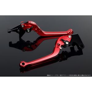 【スピードラ SSK SPEEDRA】 スピードラHO0402944-BK アジャストレバー スタンダード可倒式 レッド/ブラック Monkey125 GROM/MSX125 13-16 CBR250R