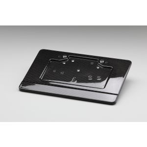 【アエラ AELLA】 アエラ AE-99005-02 ドライカーボンナンバープレートホルダー 艶消し