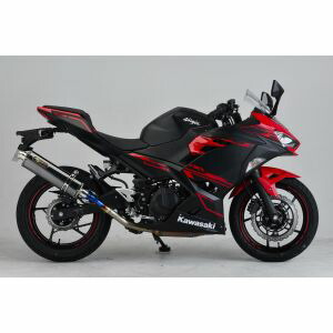 【ノジマ NOJIMA】 ノジマ NMS656SGTMD-CLK GTミドル スリップオン DLC-TI Ninja250/400 18-21