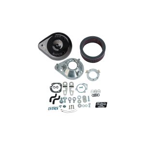【S＆S】 S＆S 170-0307E クラシックティアドロップ エアクリーナーキット グロスブラック スポーツスター 07-22