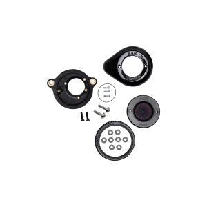 【S＆S】 S＆S 170-0718A AirStinger エアスティンガーステルス エアクリーナーキット グロスブラック ミルウォーキーエイト 17-23