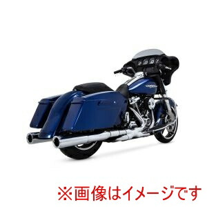 【VanceHines】 VanceHines 1802-0406 PowerDuals PCX パワーデュアルズ ヘッドパイプ クローム マフラー TOURING(M8) 17-22