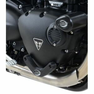 【R＆G】 R&G RG-ECS0109BK エンジンケーススライダー右 BLK Thruxton1200/R 16-・Speed Twin1200 19-・STREET TWIN 16-18