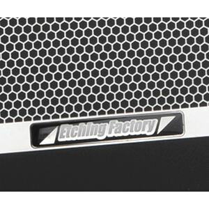 【エッチングF】 エッチングF ROT-SPEED-01 ラジエター＆OCガード エンブレム黒 SPEEDTRIPLE 11-