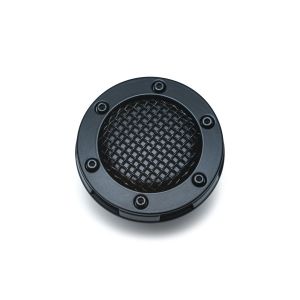 【クリアキン Kuryakyn】 クリアキン T14-KUR6549 メッシュガスキャップ ブラック HD 82-21 スクリュータイプタンク