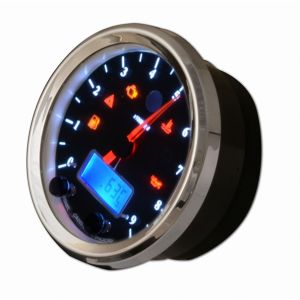 【エースウェル】 エースウェル CA085-552-B 多機能デジタルメーター ブラック CA085-552-B