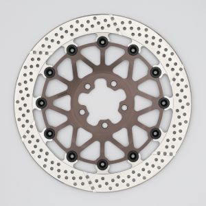 【サンスター】 サンスター WT121FL ワークスEx フルフローティング 左 KAWASAKI 320mm 5.5t