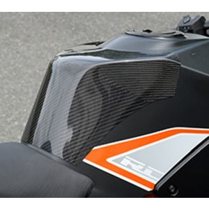 【モトベローチェ】 モトベローチェ D01-RC3914-9501 タンクエンド FRP/黒ゲル KTM RC390/250