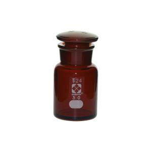【柴田科学 SIBATA】 柴田科学 017080-30A 試薬びん 広口 茶褐色 30mL メーカー直送 代引不可 北海道沖縄離島不可