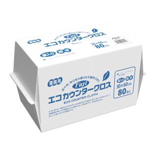 送料無料！！ 【フジナップ FUJINAP】 フジナップ フジエコカウンタークロス袋入厚手 ホワイト 80枚×9 1ケース 94710 法人限定 メーカー直送 代引不可 北海道沖縄離島不可【smtb-u】