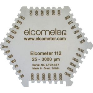 【Elcometer】 Elcometer B112-1B 六角形ウェットフィルム膜厚計