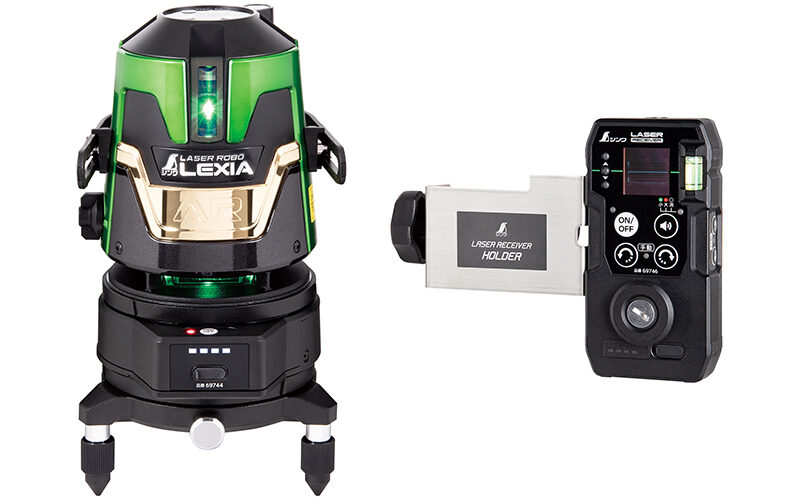 【シンワ測定 SHINWA】 シンワ測定 69742 レーザーロボ LEXIA51AR グリーン 自動追尾回転台受光器セット