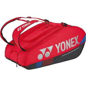 【ヨネックス Yonex】 ヨネックス ラケットバッグ 9(テニス9本用) スカーレット YONEX