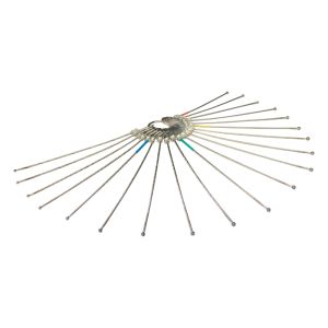 【全晴】 全晴 BG-WS20B ボールゲージワイヤー 標準20本セット Φ2.1～ Φ4.0 0.1トビ20本 メーカー直送 代引不可 北海道沖縄離島不可