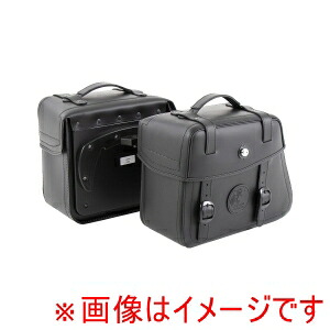 【ヘプコアンドベッカー Hepco&Becker】 ヘプコアンドベッカー 620355 00 01 サイドレザーバッグ ラゲッド C-Bowサイドキャリア用 左右セット ブラック
