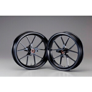 【オーヴァーレーシング OVER RACING】 オーヴァーレーシング 82-15-131B Fホイール GP-TENブラック 2.70-12 NSF NSR XR