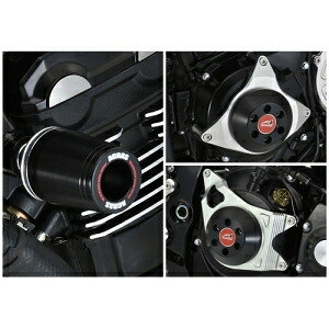 【アグラス AGRAS】 アグラス 342-400-011B Rスライダー 4点SET φ50 BLK フレーム/ジェネレターA/クラッチA Z900RS 18 AGRAS