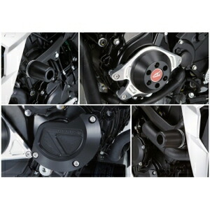 【アグラス AGRAS】 アグラス 342-306-020B R S4点φ50+クランク+ジェネC黒 GSX-S750 17- AGRAS