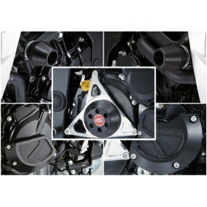 【アグラス AGRAS】 アグラス 342-306-034 フレームφ60 クランク ジェネB クラッチ WHT R/S 5点 GSX-S750 17- AGRAS