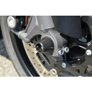 【アグラス AGRAS】 アグラス 343-278-A0S Fアクスルプロテクター コーンアルミ シルバー YZF-R6 17 AGRAS